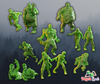 "Toxic Zombies"-Set (12 Miniaturen) (Vaultz)