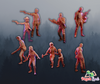 "Creeping Dead" Survivor-Set (9 Miniaturen) (Vaultz)