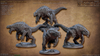 Brute Wyverns (4 Miniaturen) (Artisan Guild)