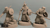 Nachtkult Speerkämpfer mit Schild - Set aus 3 Miniaturen