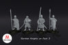 Normannische Ritter mit Speeren (4 Modelle)